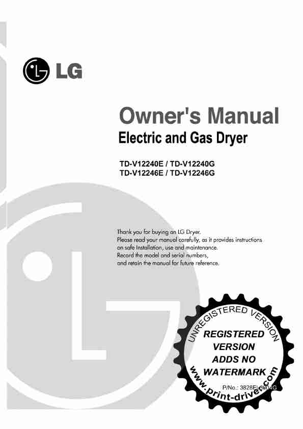 LG Electronics Clothes Dryer TD-V12246E-page_pdf